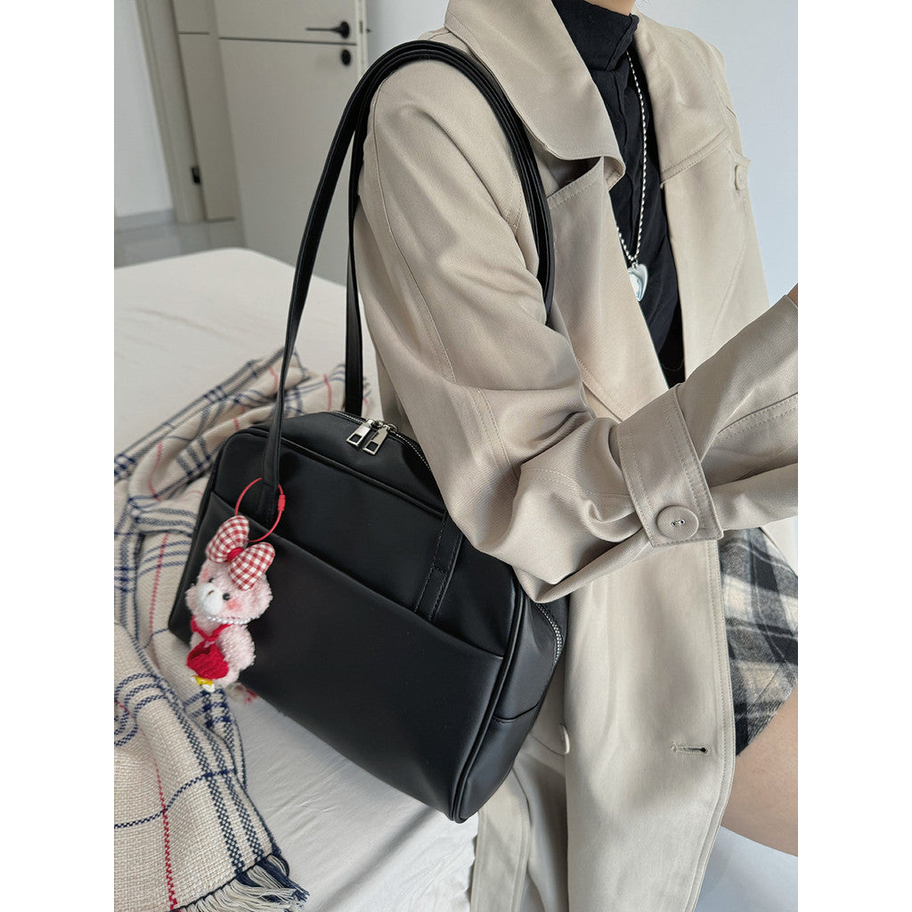 Ielgy Korean Version Large-Capacity One-Shoulder Ladies Retro Underarm Bag All-Match Large-Capacity Tote Bag