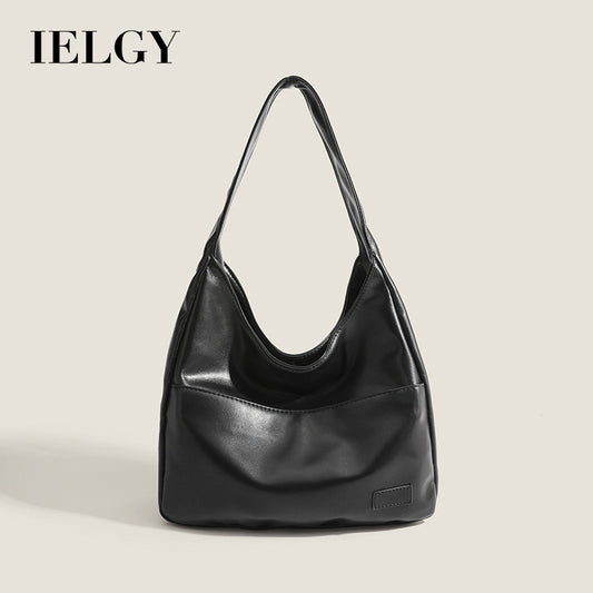 Ielgy Retro Large-Capacity One-Shoulder Underarm Bag All-Match Commuter Cross @-