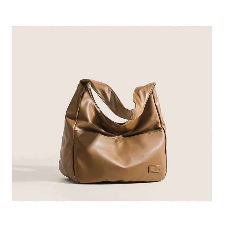 Ielgy Retro Large-Capacity One-Shoulder Underarm Bag All-Match Commuter Cross @-