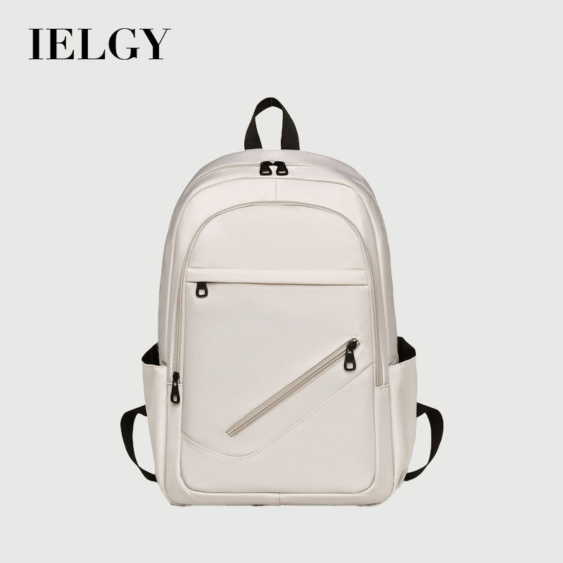 Ielgy Cross-Border Casual Backpack College Student Fashion Backpack Trendy Outdoor Large-Capacity Travel Computer Bag