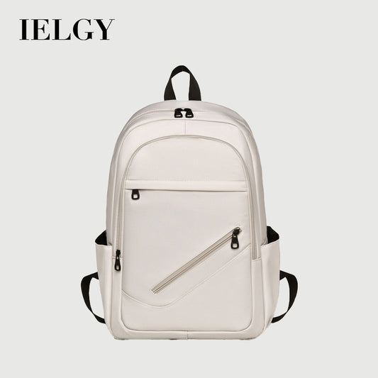 Ielgy Cross-Border Casual Backpack College Student Fashion Backpack Trendy Outdoor Large-Capacity Travel Computer Bag