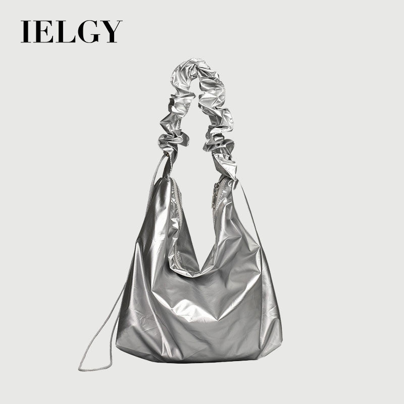 Ielgy Japanese Casual Art Canvas Bag Fashion Film Material Shoulder Bag