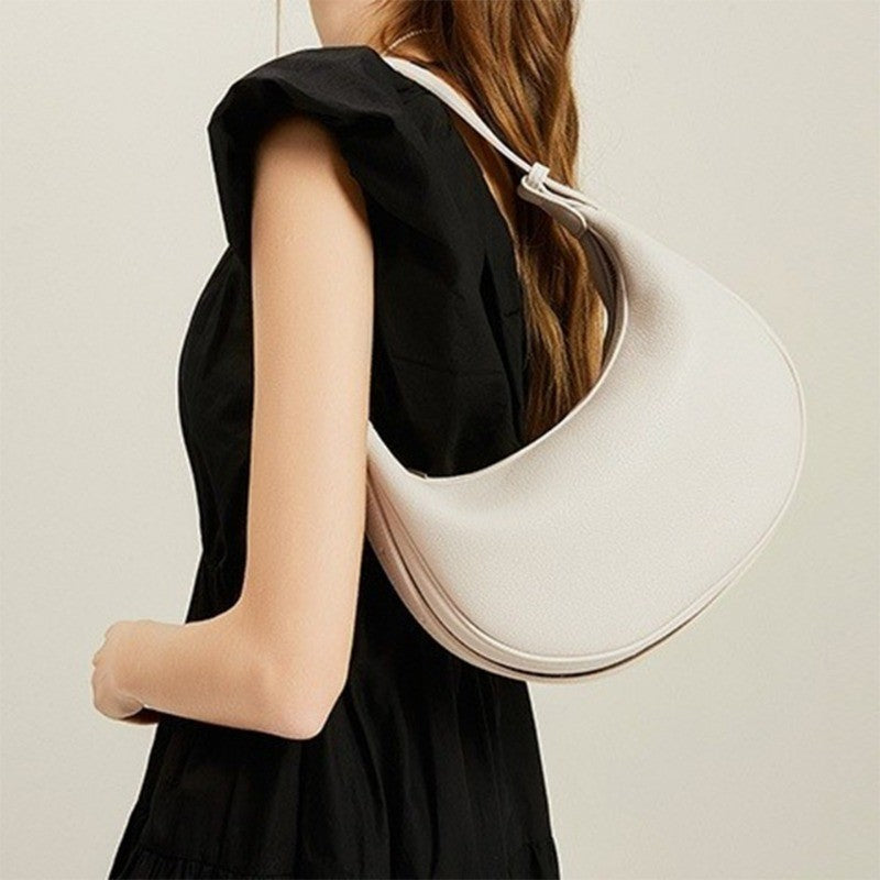 Ielgy Half Moon Bag Adjustable Portable Cross-body One-shoulder Crescent Bag