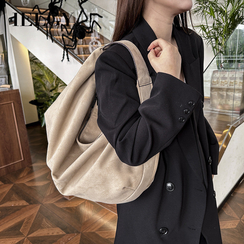 Ielgy Female Bag Fashion Casual Shoulder Underarm Bag Large Capacity Trendy Tote Bag