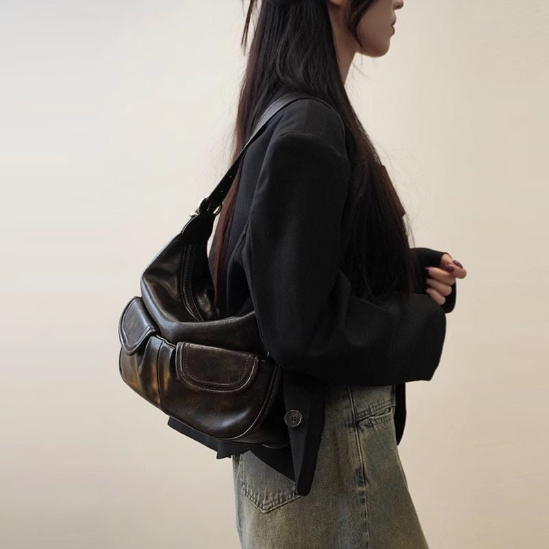 IELGY Retro Portable Messenger Commuter Bag