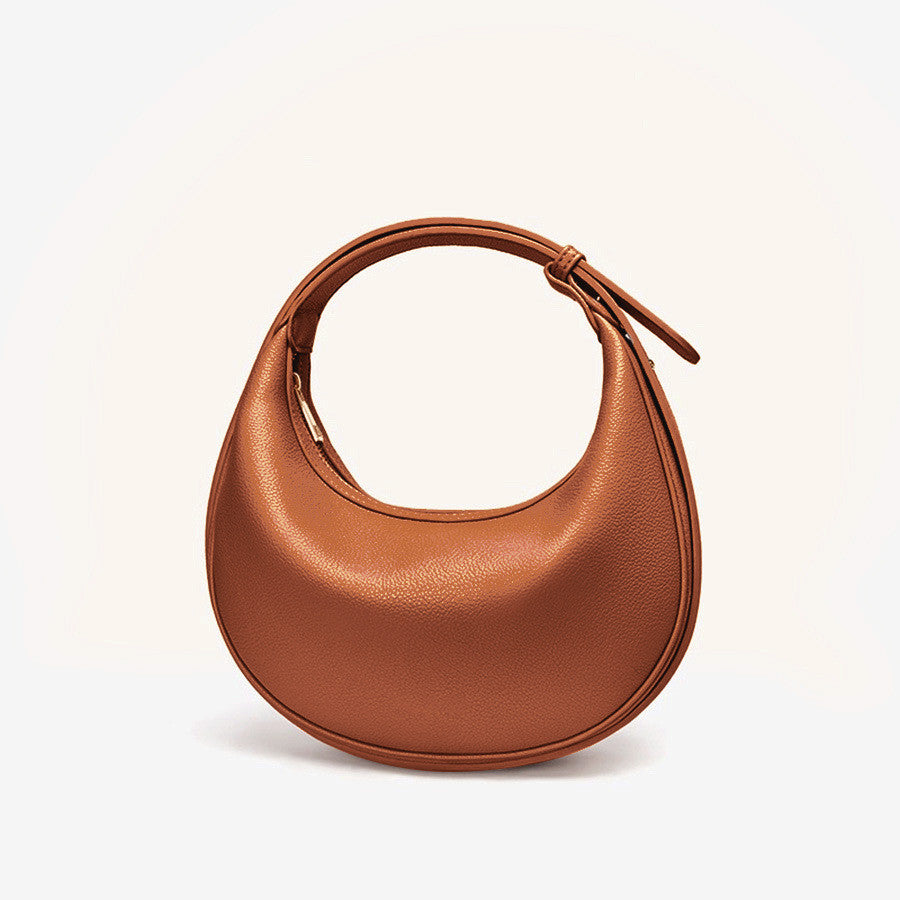 Ielgy Half Moon Bag Adjustable Portable Cross-body One-shoulder Crescent Bag