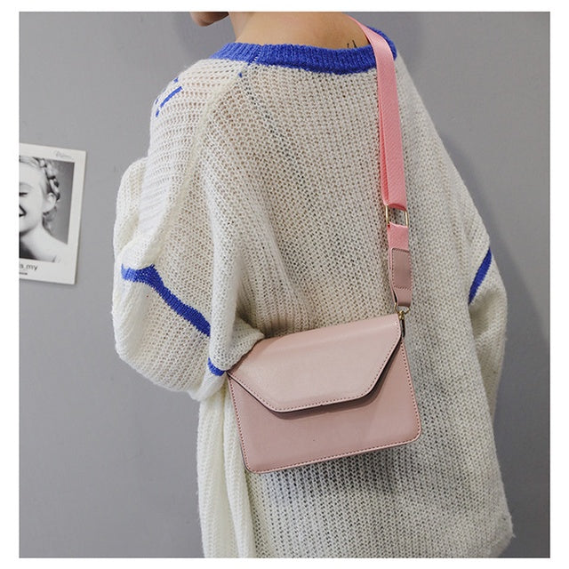 IELGY Shoulder Commuting Fashion Refreshing PU Plain Portable Woman's handbag All-match