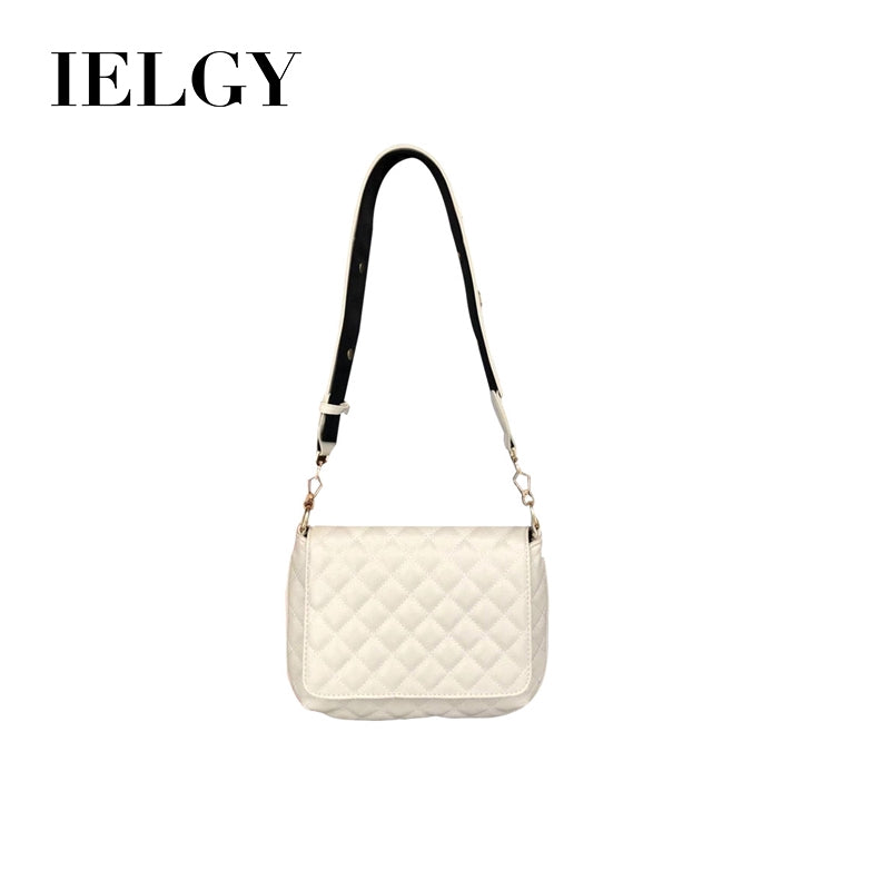 IELGY Fashion women bag wide shoulder strap hundred set one-shoulder slanted women's bag tide