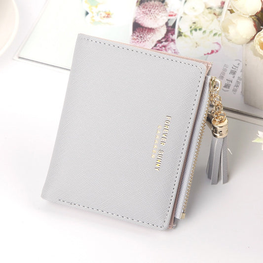 IELGY Korean Short Wallet Mini Ladies Wallet