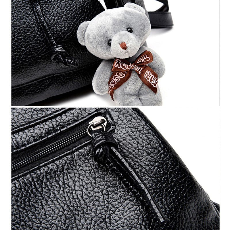 New ladies shoulder bag handbags student bag Korean version of travel backpack