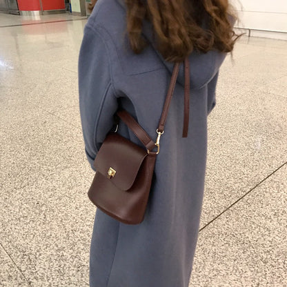 IELGY Locking Shoulder Portable Messenger Bag Bucket Bag