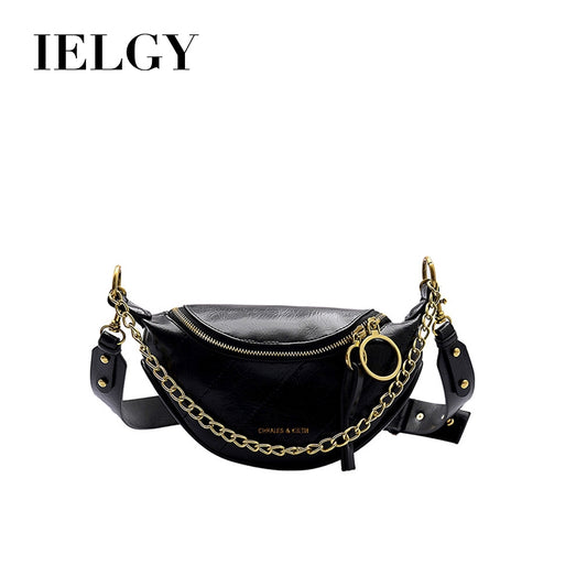 Ielgy 2020 spring and summer net red new versatile waist bag women's ins super hot fashion chest bag Single Shoulder Messenger fashion chain small bag