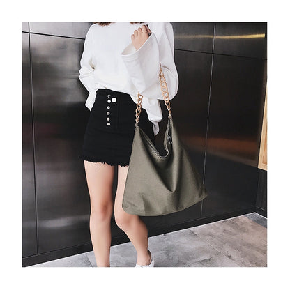 IELGY single shoulder bag personalized tote bag