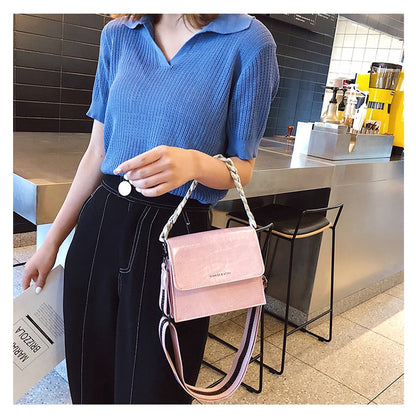 IELGY chain handbag crocodile shoulder diagonal bag