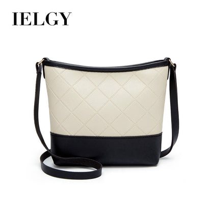 IELGY Square One Shoulder Bucket Bag Korean Slant edgy Mobile Phone Bag