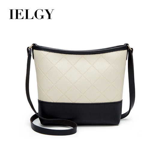 IELGY Square One Shoulder Bucket Bag Korean Slant edgy Mobile Phone Bag