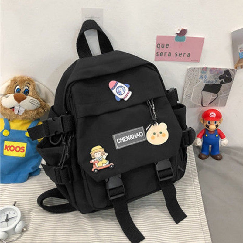 IELGY Mini Backpack Women's Fashion One Shoulder Messenger Bag All-match Multifunctional Small Backpack