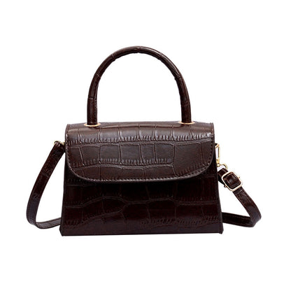 IELGY portable small square bag stone shoulder bag diagonal package