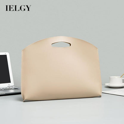 IELGY women's waterproof pu leather laptop bag