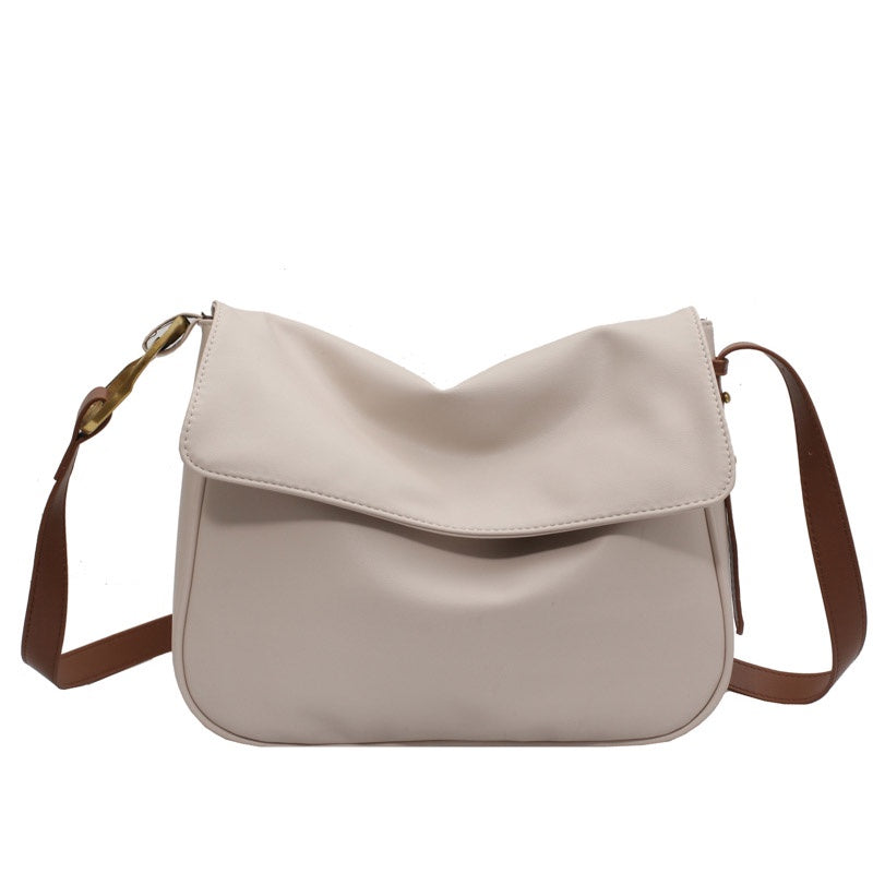 IELGY fashion women's bag super soft big bag simple shoulder bag