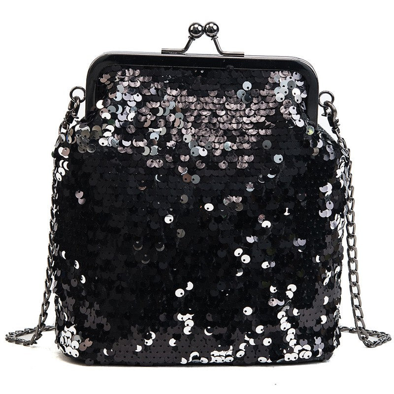 Sequin Shoulder Bag Fashion Shell Bag