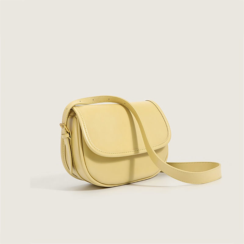 IELGY niche bag female solid color retro trendy ins fashion all-match single shoulder messenger