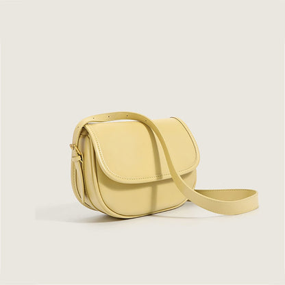 IELGY niche bag female solid color retro trendy ins fashion all-match single shoulder messenger