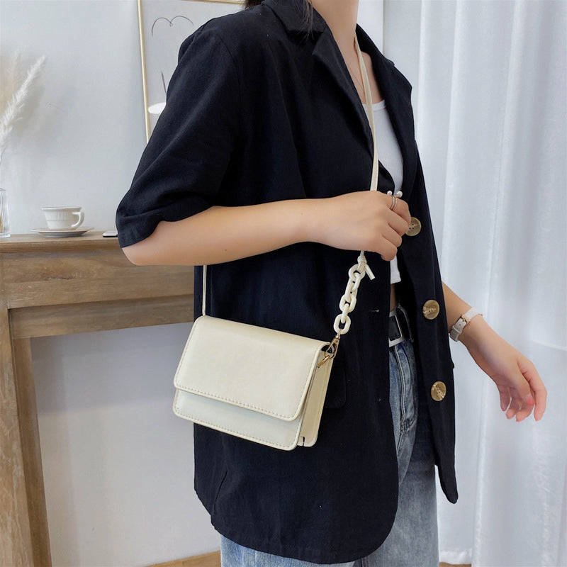 IELGY Mini candy color girl Bag Fashion Korean version versatile One Shoulder Messenger chain bag