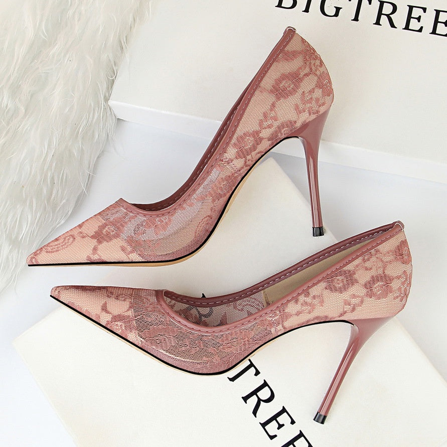 IELGY Women's High Heels Wedding Shoes Stiletto Shoes
