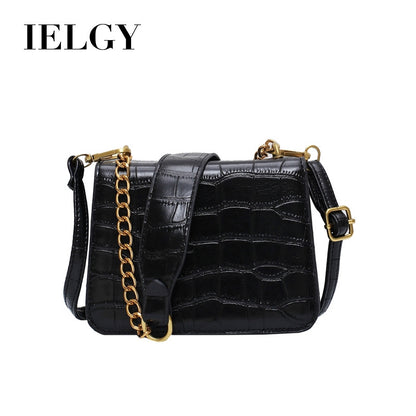 IELGY Crocodile pattern and all-around fashion One Shoulder Messenger Bag