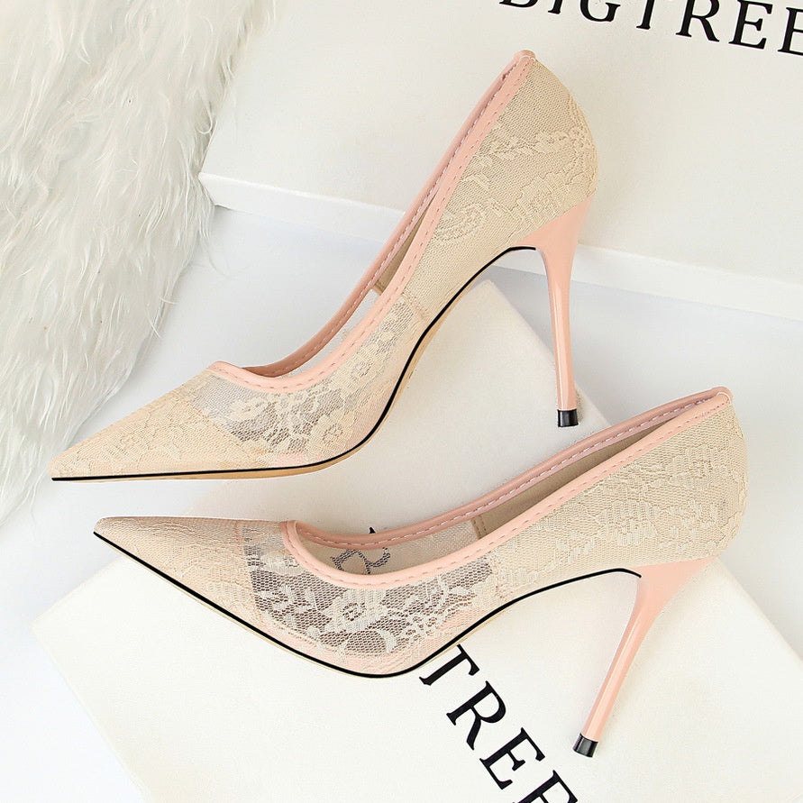 IELGY Women's High Heels Wedding Shoes Stiletto Shoes
