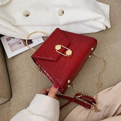 IELGY One-shoulder female bag high-grade fashion portable small bag wild casual Messenger bag