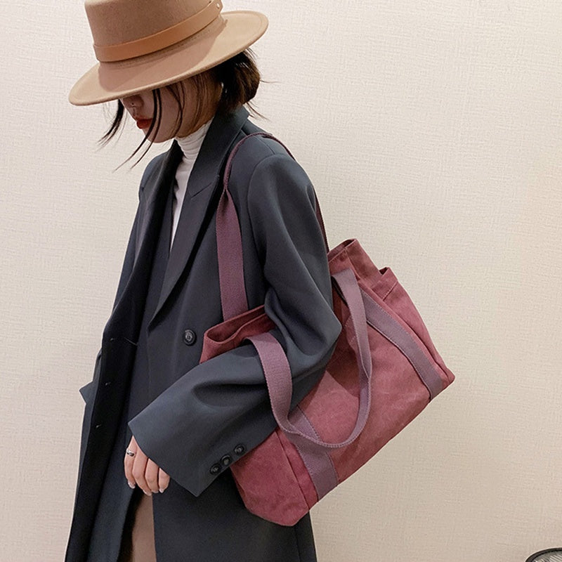 IELGY travel city simple tote bag canvas