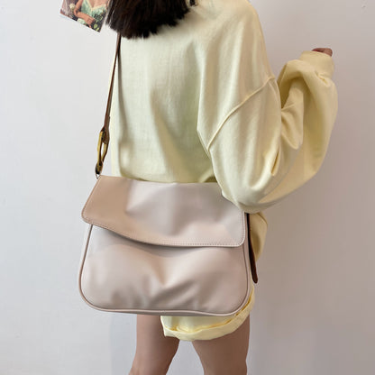 IELGY fashion women's bag super soft big bag simple shoulder bag