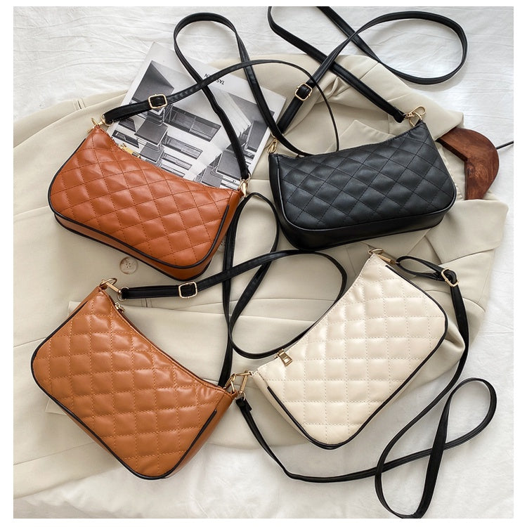 IELGY Women's bag fashion Simple underarm bag square bag casual solid color all-matchin one shoulder crossbody