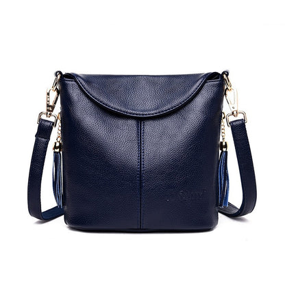 New handbag fashion ladies shoulder diagonal bag litchi pattern small bag
