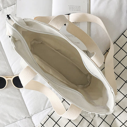 IELGY Handbags Women Handbags Literature and Art Bags Canvas Bags Diagonal Bags