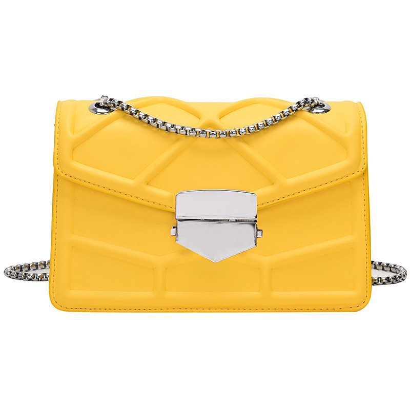 IELGY small square bag Korean version fashion chain fashion trend small fresh outing Lingge female bag all-match handbag one-shoulder messenger bag chain bag