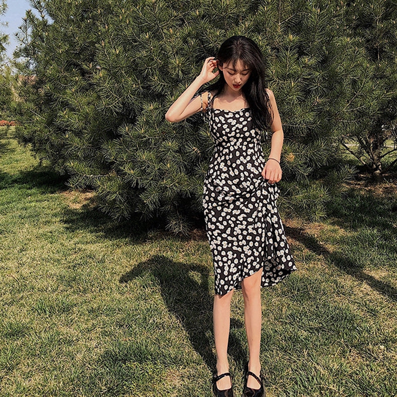 IELGY Little Daisy Dress Women Floral Dress