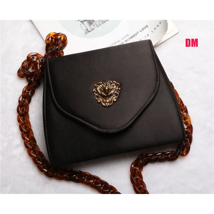 IELGY big fish bone acrylic chain resin chain female bag shoulder strap