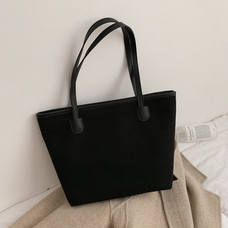 IELGY female bag tide Korean version big bag fashion simple shoulder bag casual handbag tote big bag