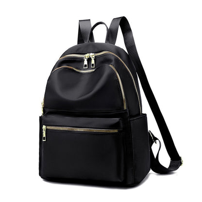 IELGY Oxford cloth backpack women fashion black all-match school bag