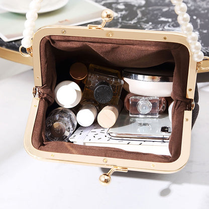 IELGY one-shoulder messenger shell type versatile fashion cosmetic bag