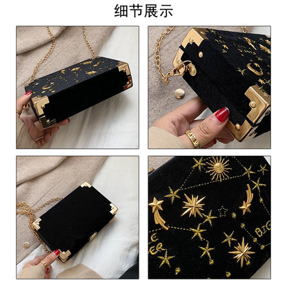 New retro box package shoulder diagonal package