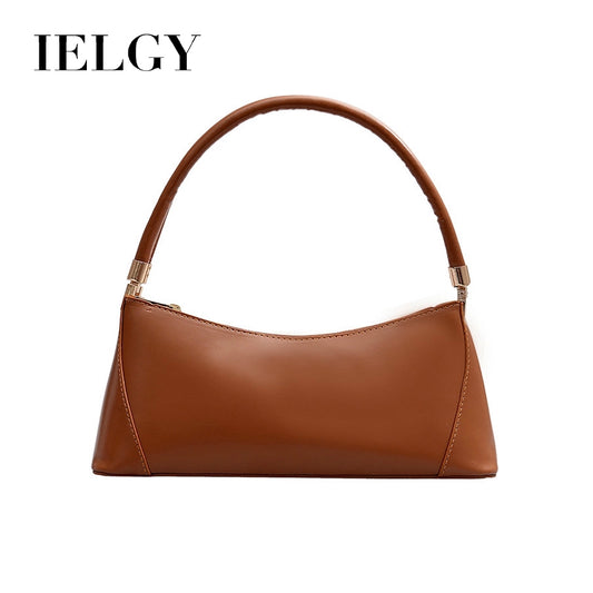 IELGY  Textured bag girl 2020 spring/summer new small commuter hundred with a solid color law stick under the bag one-shoulder handbag tide