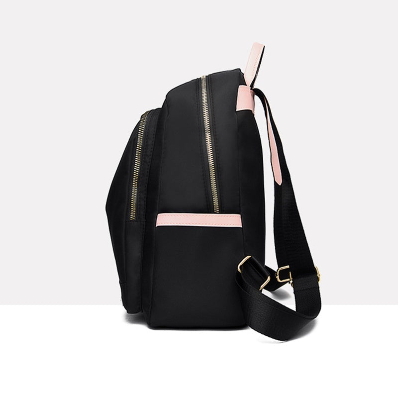 IELGY Oxford Cloth Backpack Women's Large Capacity All-match Collegiate Style Waterproof And Lightweight