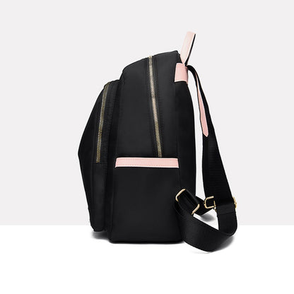 IELGY Oxford Cloth Backpack Women's Large Capacity All-match Collegiate Style Waterproof And Lightweight