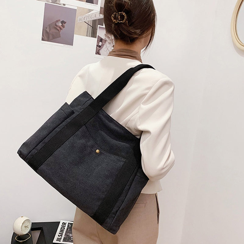 IELGY travel city simple tote bag canvas