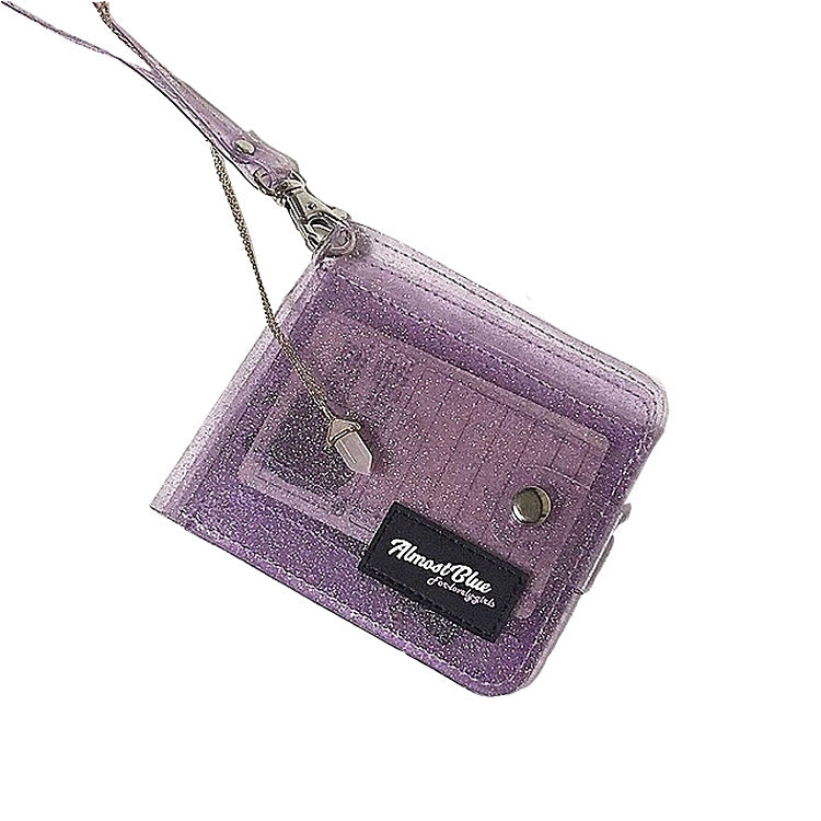 IELGY ID package transparent PVC folding wallet card package