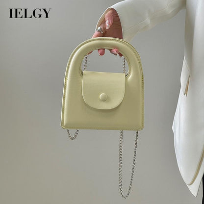 IELGY Women's candy color cute chain messenger bag